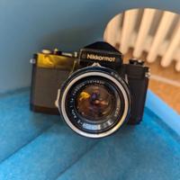 Nikon nikkormat FT + 50mm 1.4 35mm film camera