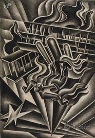 FORTUNATO DEPERO 6 STAMPE TERZO LOTTO