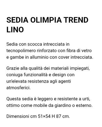 olimpia trend sedia