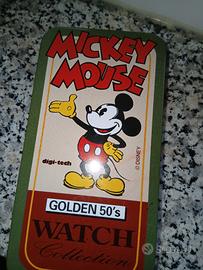 Orologio disney Mickey mouse golden 50's