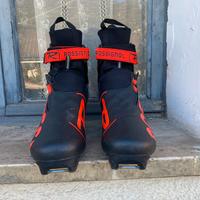 SCARPE DA FONDO ROSSIGNOL SKATING N.45,5 CARBONIO