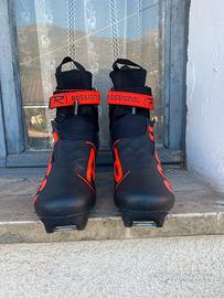 SCARPE DA FONDO ROSSIGNOL SKATING N.45,5 CARBONIO