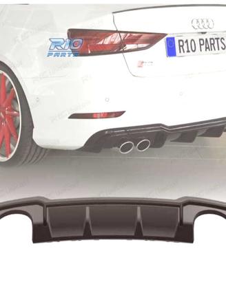 DIFFUSORE AUDI A3 S LINE SEDAN 17-20 LOOK RS3