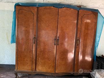 Armadio decó in radica