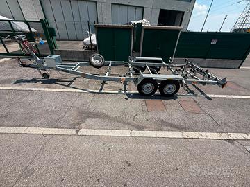 Carrello Ellebi 1800 kg con verricello elettrico