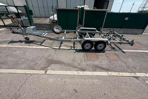 Carrello Ellebi 1800 kg con verricello elettrico