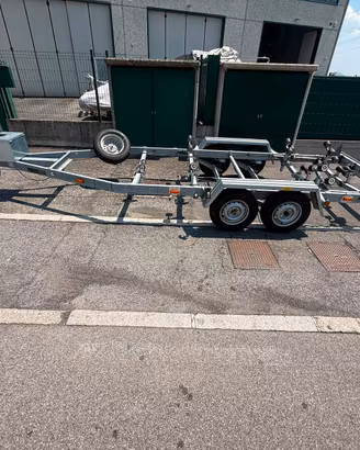 Carrello Ellebi 1800 kg con verricello elettrico