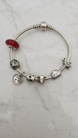 bracciale con charme pandora originale
