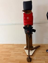 Manichino di legno allenamento arti marziali