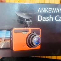 Dash cam ANKEWAY 1080P FHD + Kit sorveglianza 24h