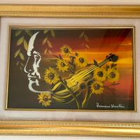 Romano Mussolini - Olio su tela