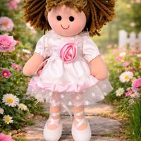 Bambola di stoffa shabby