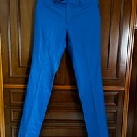 Pantaloni Blu Sartoria Rossi taglia 46 - lana 100%