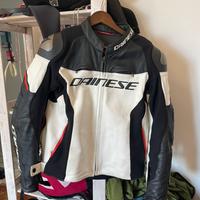 Dainese Racing 3 Pelle giacca moto 54