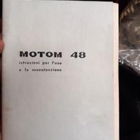 libretto uso e manutenzione motom