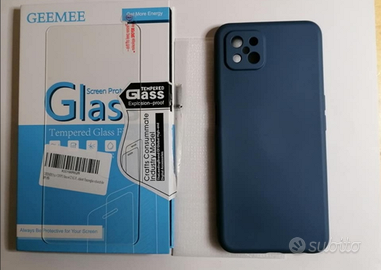 Oppo Reno 4Z 5g cover cellulare con vetro schermo