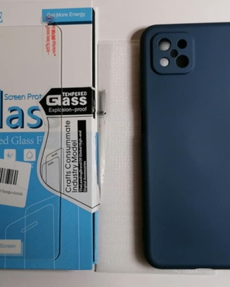 Oppo Reno 4Z 5g cover cellulare con vetro schermo