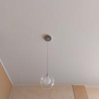 Lampadario a sospensione 1 sfera vetro