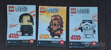 Lotto 3 LEGO BrickHeadz Star Wars - 41603 + 41609