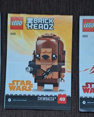 Lotto 3 LEGO BrickHeadz Star Wars - 41603 + 41609
