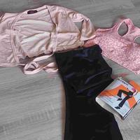 Set pilates  Crivit nuovo rosa e nero
