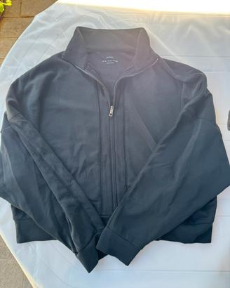 OYSHO felpa con zip sportiva in materiale tecnico