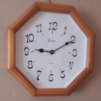 Orologio da parete in legno con movimento  quarzo