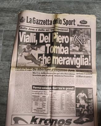 Gazzetta 1994 Juve Fiorentina 