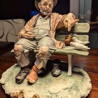 Scultura in porcellana Capodimonte Bruno Merli