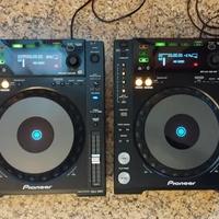 Consolle dj coppia pioneer cdj 850