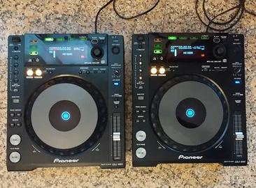 Consolle dj coppia pioneer cdj 850