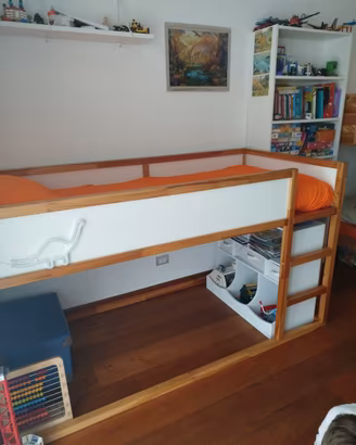 Letto Kura Ikea con materasso