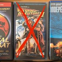 4 VHS Mortal K Terminator3 Independence Flashdance