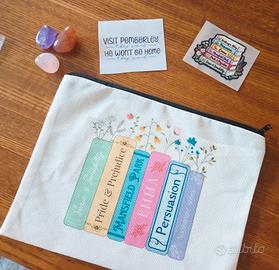 Trousse make-up Orgoglio Pregiudizio + adesivi