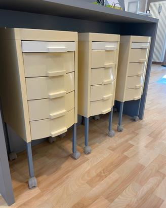 Carrello con cassetti e ruote