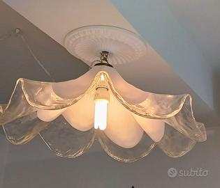 Lampadario in vetro di Murano