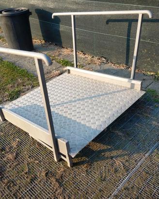 Rampa scalino per disabili