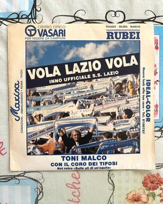Toni Malco "Vola Lazio Vola" raro disco in vinile