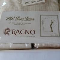 Canottiere Ragno uomo lana tg 4M 1/2 manica nuove