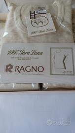 Canottiere Ragno uomo lana tg 4M 1/2 manica nuove