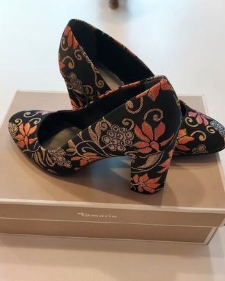 Décolleté a fiori colorati #38