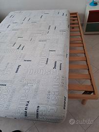 Letto 1 piazza e mezzo + materasso memory