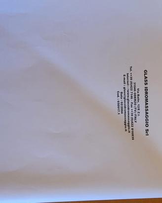 Cabina doccia con sauna