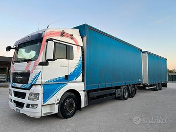 Autotreno biga Man TGX 26.440 centinato