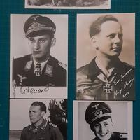 Autografi  assi Lutwaffe Seconda Guerra Mondiale 