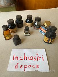 Inchiostri d’epoca da collezione stock