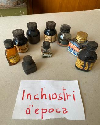 Inchiostri d’epoca da collezione stock