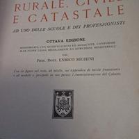 Raccolta 7 libri Estimo Costruzioni