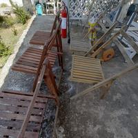 sedie pieghevoli in legno