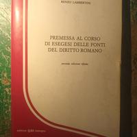 Premessa al corso di esegesi di diritto romano